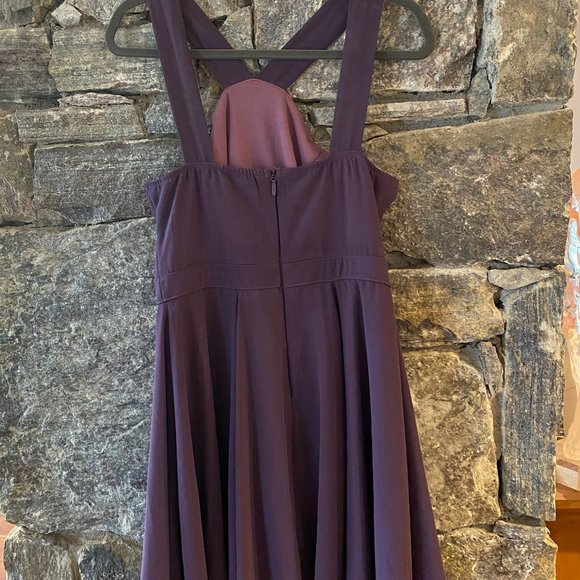 Lulu's Forevermore Dusty Purple Skater Dress - Size  Med -Prom/Jr Prom! - Picture 7 of 10